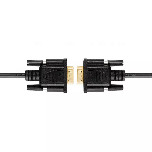 Cáp nối tiếp RS232 DB9 9 chân từ Nam sang Nam Tấm vàng truyền dữ liệu video