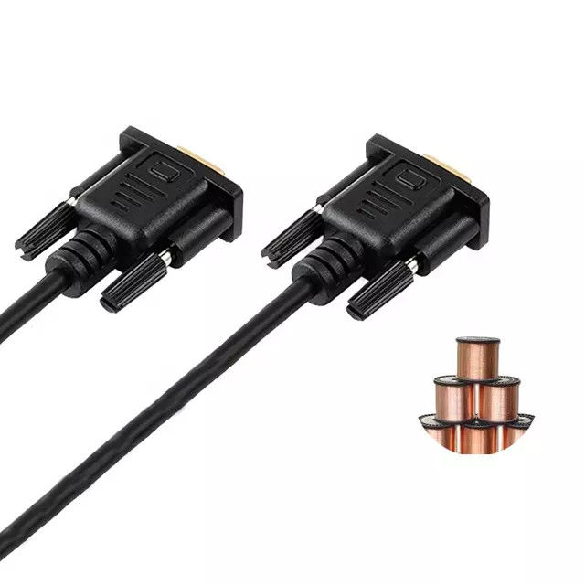 Cáp nối tiếp RS232 DB9 9 chân từ Nam sang Nam Tấm vàng truyền dữ liệu video
