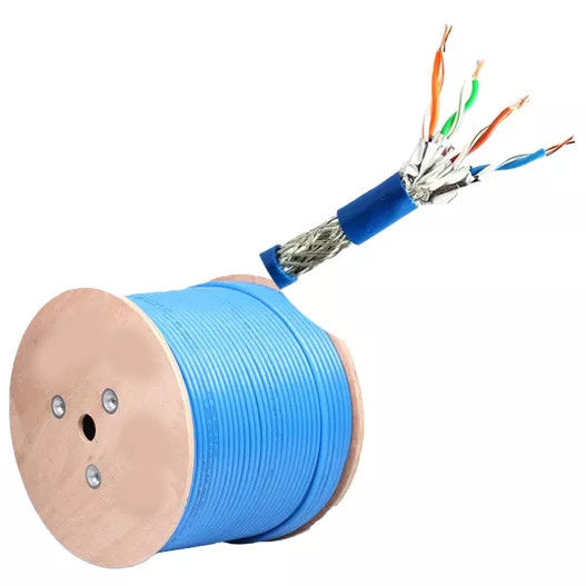 Cáp Lan 23AWG*4P Cat7 305m Hỗ trợ truyền mạng Ethernet 10 Gigabit