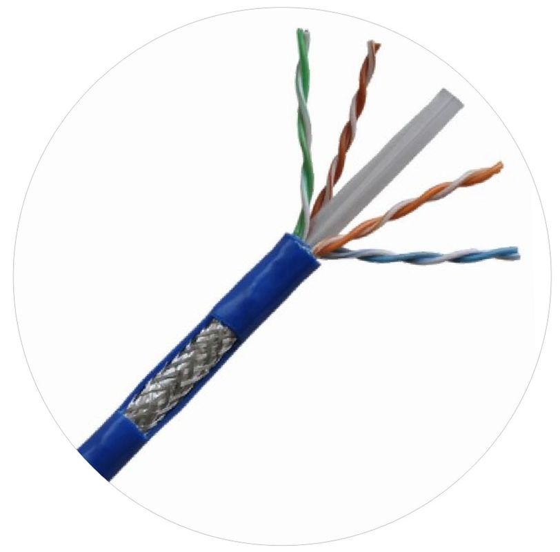 Dây vá mạng 0,57mm Cat 6 Cáp xoắn 4 cặp 250Mhz 1000ft 24awg