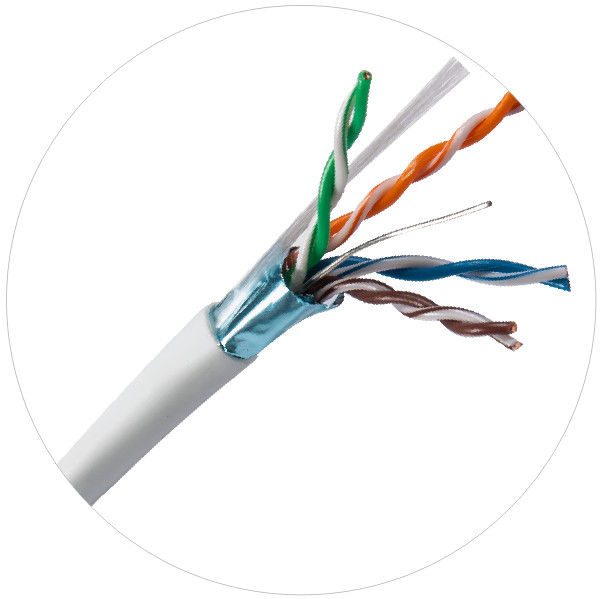 Dây vá mạng FTP UTP 100 MHz 4pr 24awg Cat5e LDPE LSZH LSOH Jacket
