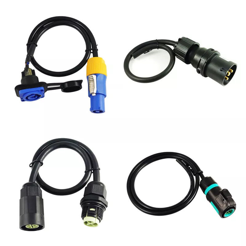M12 M16 IP67 3 Pin Robot Khai thác dây cáp kết nối chống nước cho đèn LED