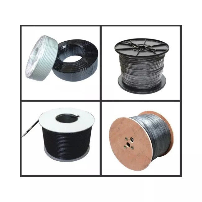 75 Ohm 100 Ohm LSZH Áo khoác Cáp đồng trục Rg6 cho cách điện XLPE Internet
