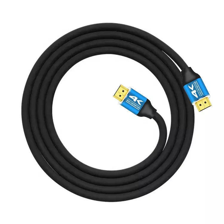 1.5M 1.8M 2M 60Hz 4K 48gbps Cáp HDMI 32AWG HDMI HDTV Áo khoác PVC