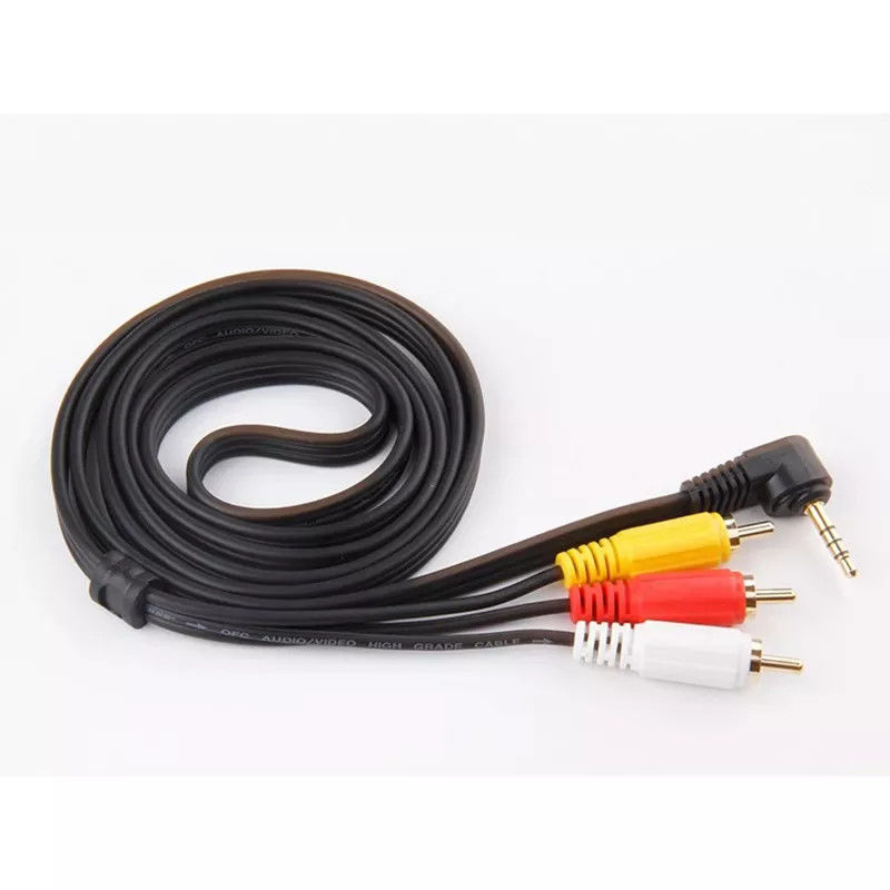Cáp đồng RCA đến 3,5 MM Jack Audio Video cho TV DVD RCA
