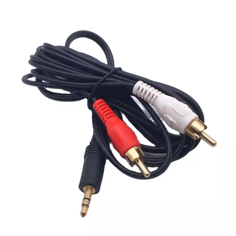 Cáp đồng RCA đến 3,5 MM Jack Audio Video cho TV DVD RCA