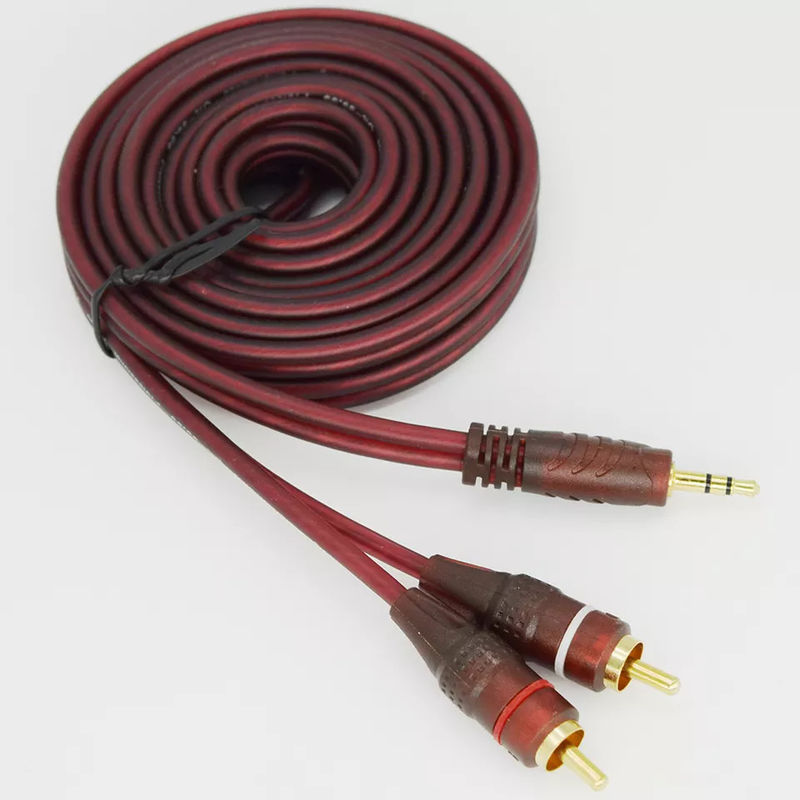 Đầu DVD Audio Video Cables 3.5mm Stereo Male To 2 Rca Male Audio Cable