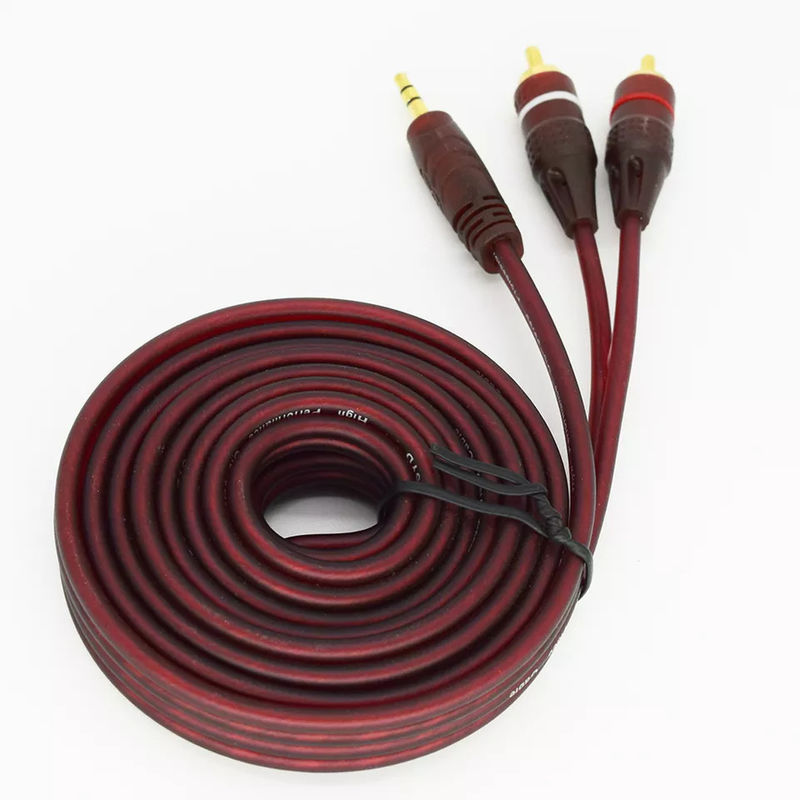Đầu DVD Audio Video Cables 3.5mm Stereo Male To 2 Rca Male Audio Cable