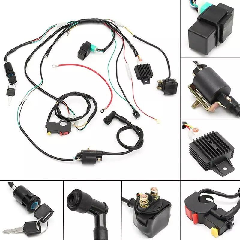 PVC 50 Cores TE Molex Truck Ô tô khai thác dây mạ bạc