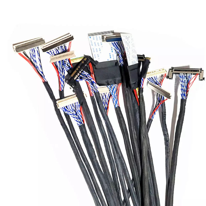 OEM ODM RoHS Cáp LVDS 0,4mm Pitch 30 Pin 40 Pin 50 Pin