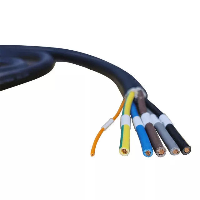 2 Đầu mở Cáp đồng trục cao áp 3 pha 32 amp 21kW IEC 62196-2