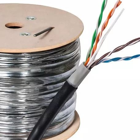 UTP FTP Solid Bọt PE Network Patch Dây cáp Cat 5 Lan 100ft