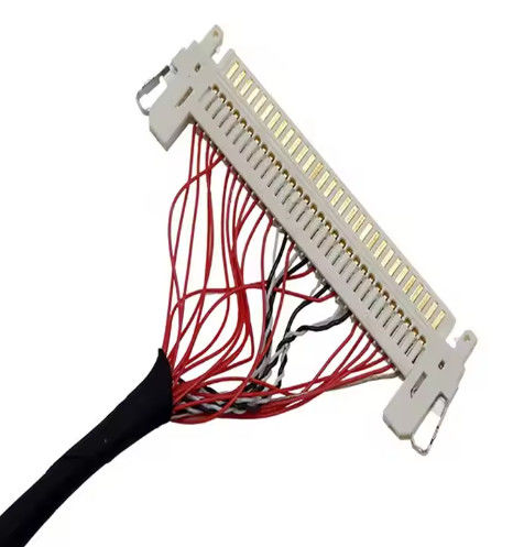 HRS DF13-30DS-1.25C đến DF14-20S-1.25C 20pin 30 Pin 40 Pin 50 Pin 60pin Bộ cáp Lvds tùy chỉnh cho bảng điều khiển LCD