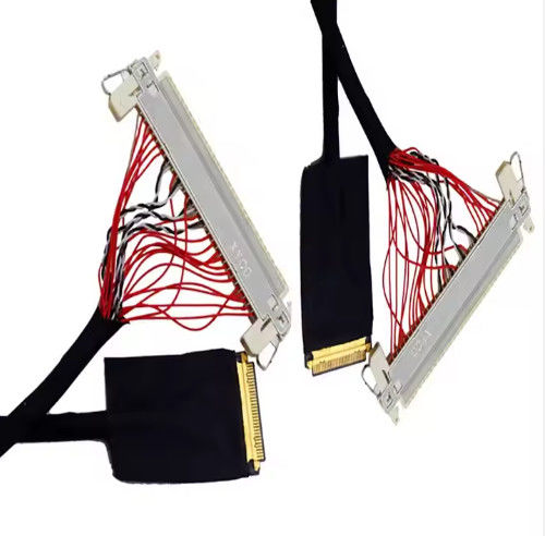 HRS DF13-30DS-1.25C đến DF14-20S-1.25C 20pin 30 Pin 40 Pin 50 Pin 60pin Bộ cáp Lvds tùy chỉnh cho bảng điều khiển LCD