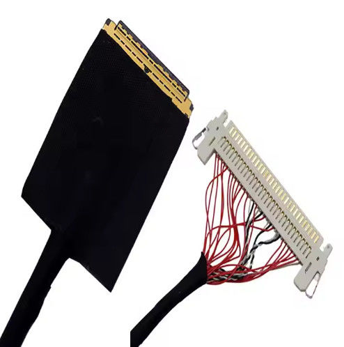 HRS DF13-30DS-1.25C đến DF14-20S-1.25C 20pin 30 Pin 40 Pin 50 Pin 60pin Bộ cáp Lvds tùy chỉnh cho bảng điều khiển LCD