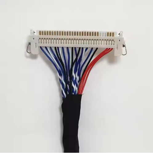 100% Thử nghiệm 1,25mm 2,0mm Pitch 20 30 40 Pin Connector LVDS Shielded Wire LCD Display Cable Assembly