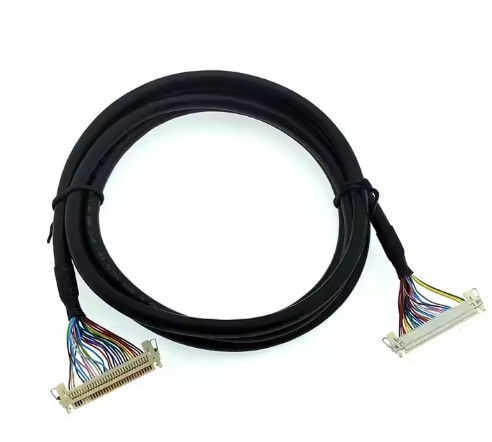 100% Thử nghiệm 1,25mm 2,0mm Pitch 20 30 40 Pin Connector LVDS Shielded Wire LCD Display Cable Assembly