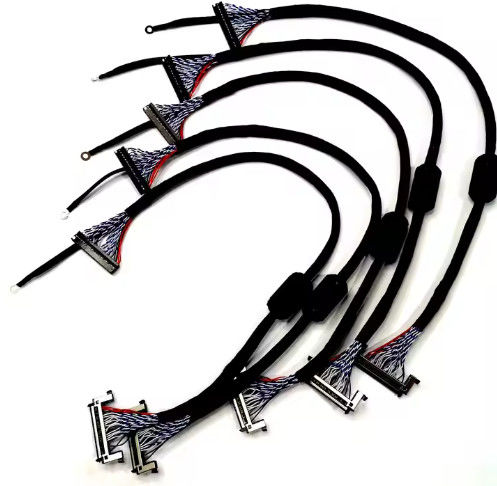 JAE LVDS Cable hỗ trợ PET 100% Test Cable TV LCD cho TV 32 inch