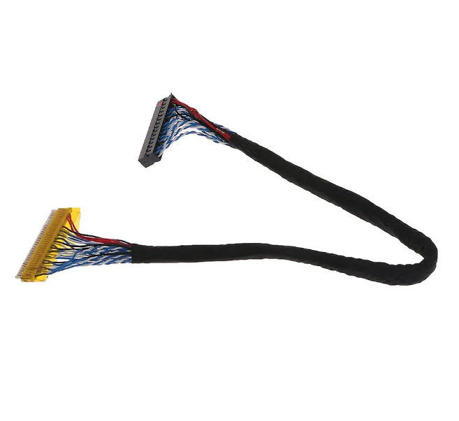 Cáp LVDS chiều dài 1-5m Cáp truyền thống màn hình điện áp thấp với điện áp ≥ 1000V/min