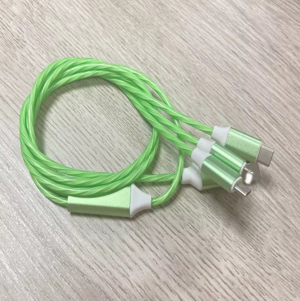 bán nóng giá nhà máy 3 trong 1 cáp USB để chiếu sáng vào ban đêm và chuyển đổi ngày đèn cáp