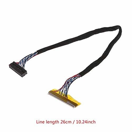 Cáp LVDS màu đen AWG26-28 Sợi đo 105C Nhiệt độ định giá cho hiệu suất