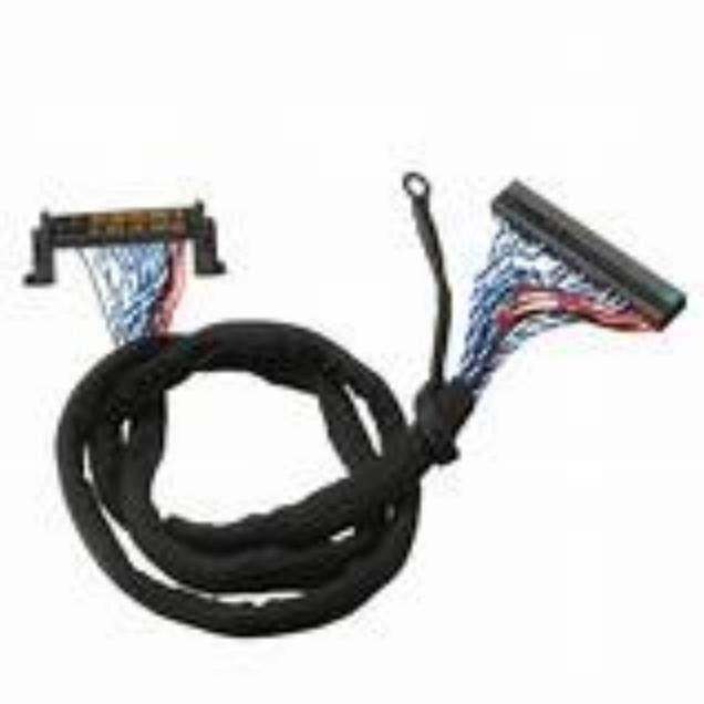 Đèn cách điện màu đen 1-5m Cáp dây chuyền màn hình điện áp thấp cho tự động hóa công nghiệp Kháng cách điện ≥1000MΩ