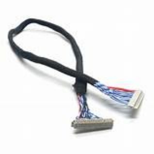 Cáp truyền tín hiệu LVDS ổn định với xếp hạng dễ cháy UL VW-1 và dây dẫn đồng AWG26-28