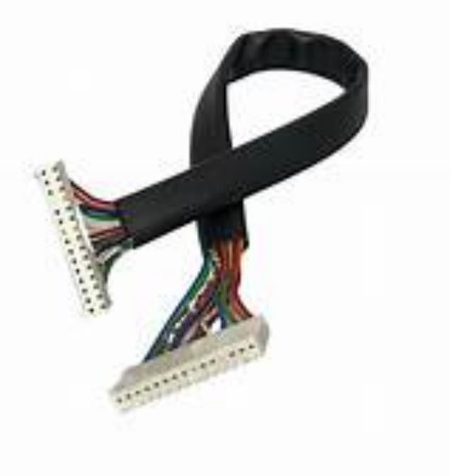 Cáp LVDS màu đen với độ bền điện áp ≥ 1000V/min và vật liệu dẫn đồng