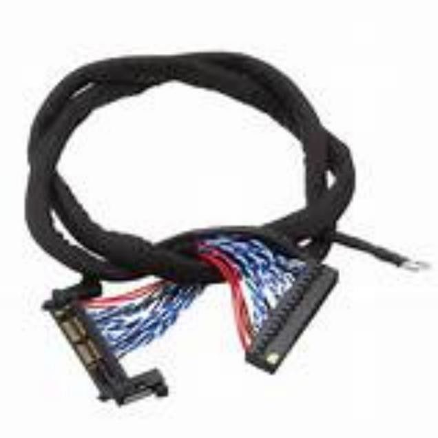 Cáp LVDS màu đen với độ bền điện áp ≥ 1000V/min và vật liệu dẫn đồng