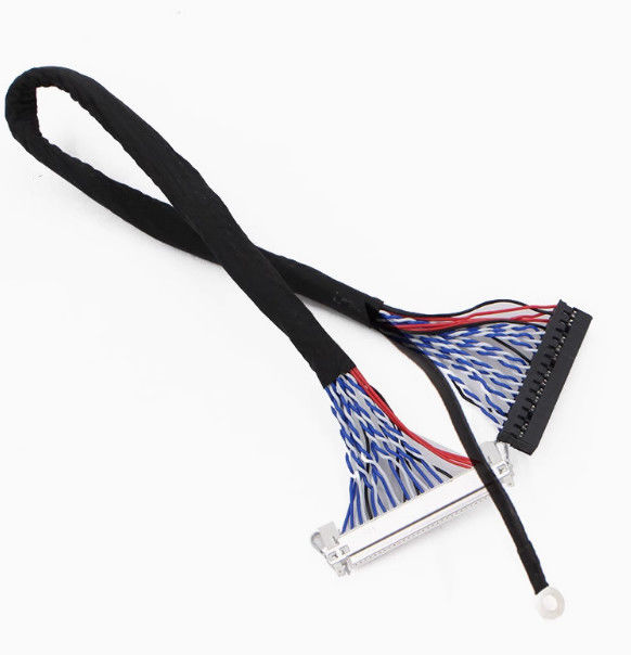 Lvds 40 pin cáp bảo vệ dây chuyền điện áp thấp cho truyền dữ liệu và hiển thị ứng dụng