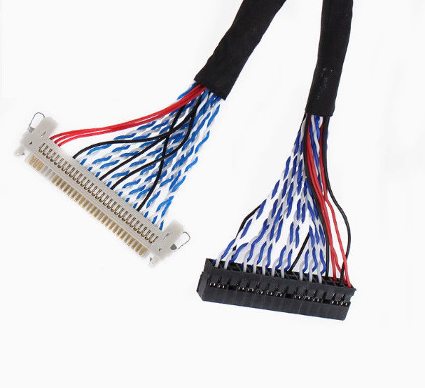 Lvds 40 pin cáp bảo vệ dây chuyền điện áp thấp cho truyền dữ liệu và hiển thị ứng dụng