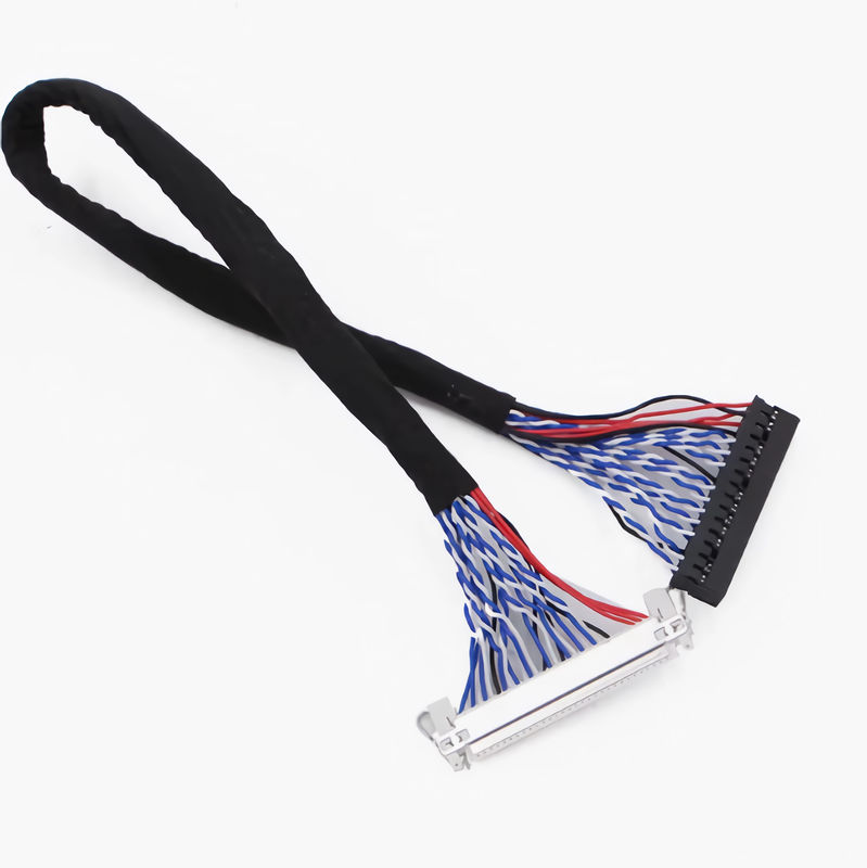 300V điện áp định số Vật liệu dẫn đồng đen Cáp LVDS để truyền dữ liệu tốc độ