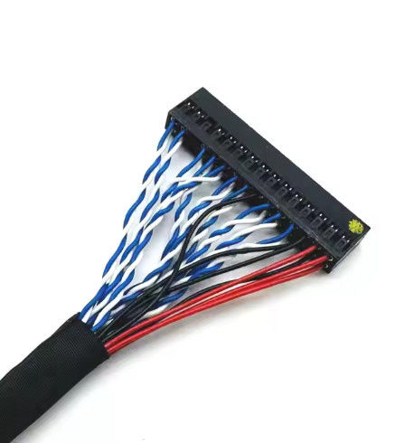 Thiết kế cáp tùy chỉnh Cáp tín hiệu LVDS cho màn hình công nghiệp I-PEX/JAE/HIROSE tương thích