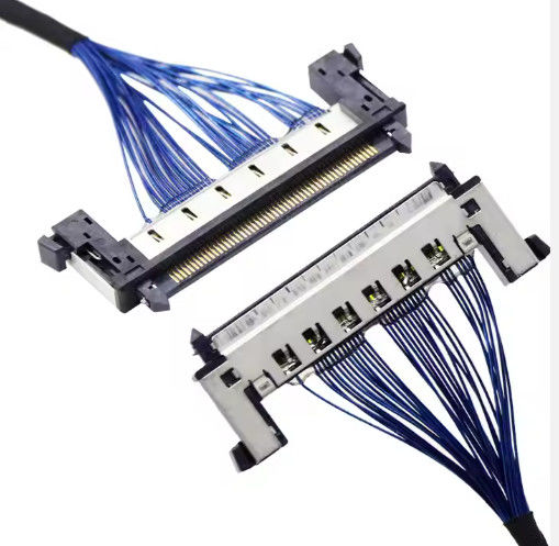 Cáp LVDS máy móc công nghiệp AWG26-28 với áo khoác PVC và xếp hạng dễ cháy UL VW-1 105.C