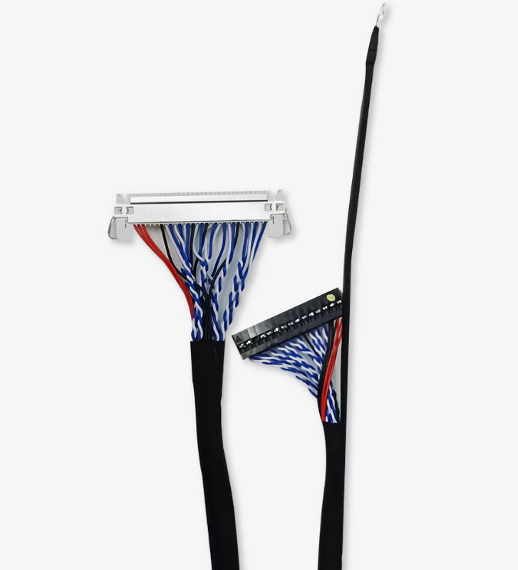 UL VW-1 Đánh giá 1-5m LVDS Cable hiển thị với AWG26-28 đồng dẫn