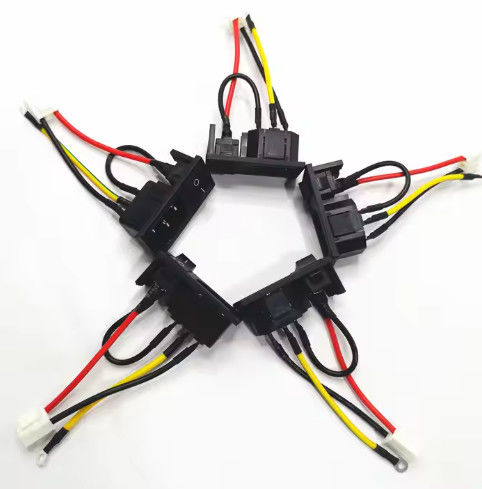 Đèn điện chống cháy 2pin-16pin UL 1007 22awg Màu sợi đen