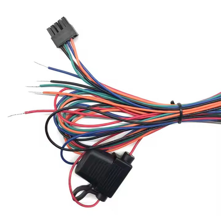 Động cơ bền Custom Car Wiring Harness với UL 1007 22awg Cáp loại và 20awg màu sợi