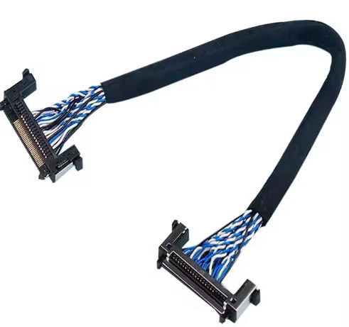 LVDS Harness Flexible Cable Assembly sản xuất với UL VW-1 và 1.0A-2.5A