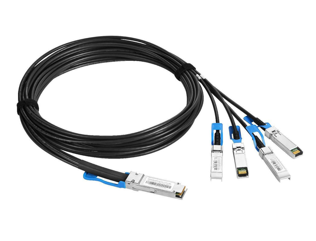 Lắp ráp cáp DAC 200G QSFP-DD hiệu suất cao Cáp đồng tùy chỉnh cho kết nối máy chủ HPC và đám mây