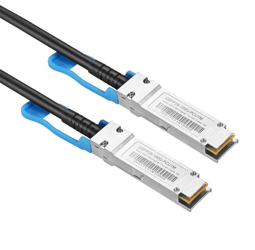 Lắp ráp cáp DAC 200G QSFP-DD hiệu suất cao Cáp đồng tùy chỉnh cho kết nối máy chủ HPC và đám mây