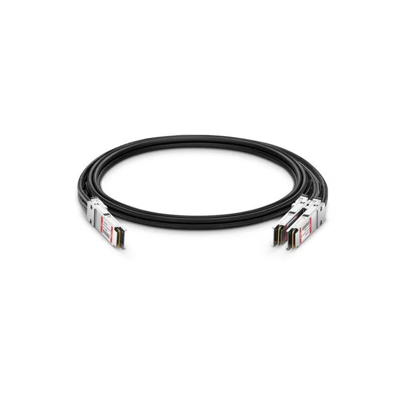 Cáp lắp ráp tùy chỉnh siêu nhanh 200G QSFP-DD Copper DAC cho truyền dữ liệu mật độ cao, tiêu thụ điện năng thấp