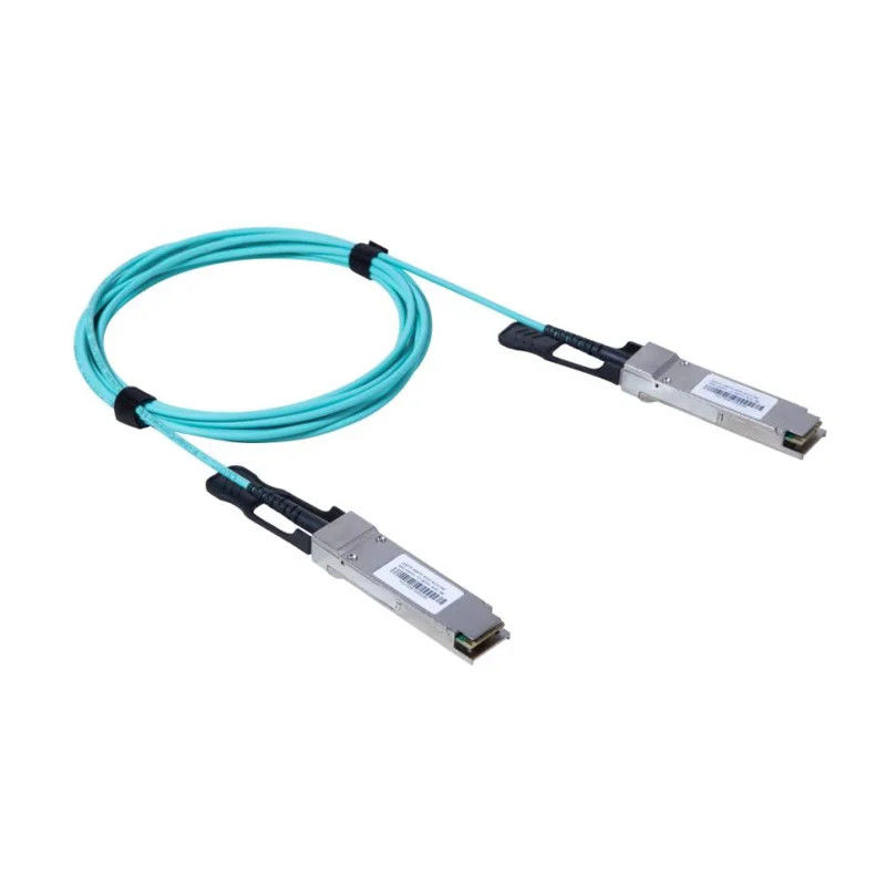 Bộ cáp QSFP-40G 100G 200G 1m 2m 3m 5m 10m OM2 OM3 OM4 AOC Cáp quang tích cực tùy chỉnh QSFP+ QSFP28 QSFP56 QSFP-DD