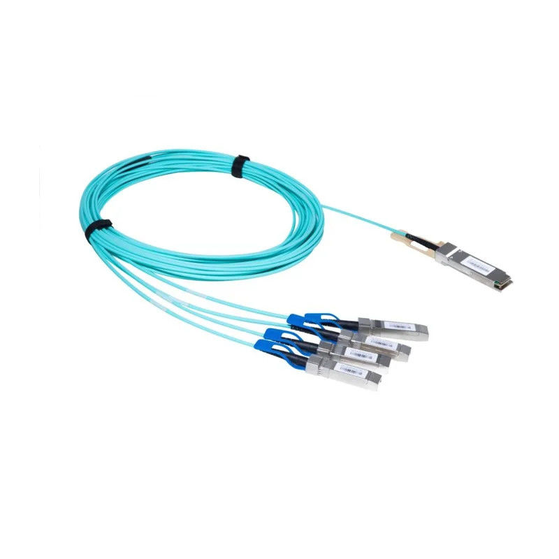 QSFP-40G Cáp quang hoạt động OM3 1M 2M 3M 5M 7M 10M QSFP28 100G đến 100G AOC Cáp dây thừng sản xuất