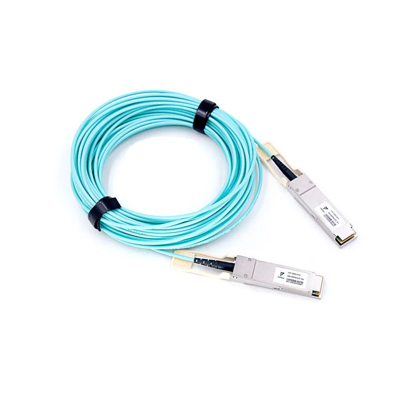 Bộ cáp QSFP-40G 100G 200G 1m 2m 3m 5m 10m OM2 OM3 OM4 AOC Cáp quang tích cực tùy chỉnh QSFP+ QSFP28 QSFP56 QSFP-DD