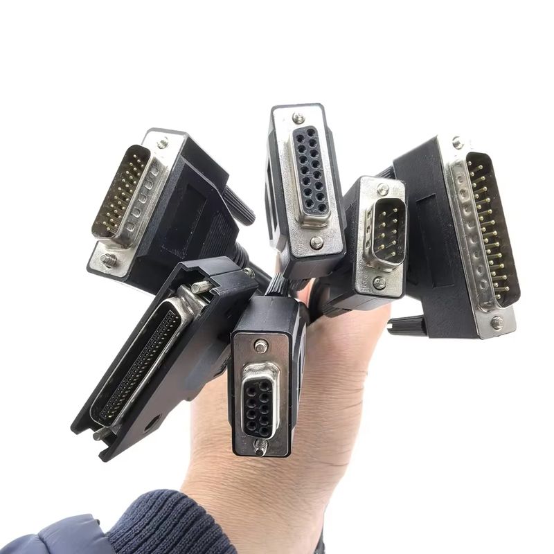 Cụm cáp Dòng DB Tùy chỉnh (DB9 DB15 DB26)  Bộ dây BNC cho Hệ thống dây điện Y tế và Ô tô  Nhà sản xuất đáng tin cậy