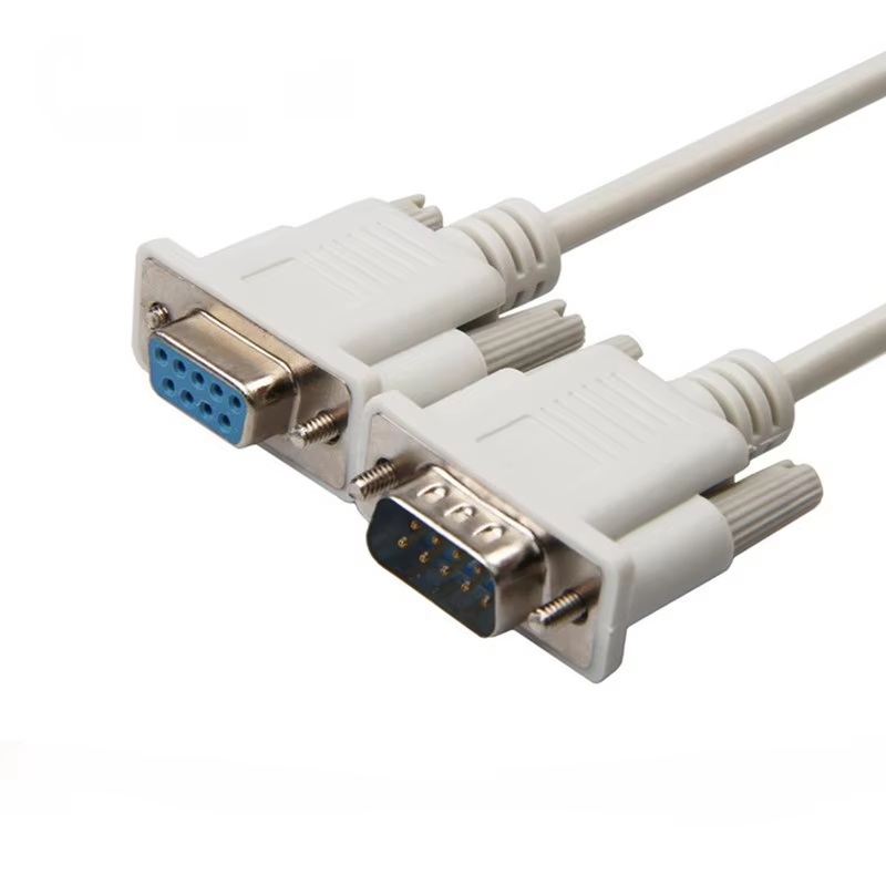 Bộ dây cáp kết nối DB chất lượng cao với đầu nối đúc bền và lớp che chắn EMI, được thiết kế cho truyền dữ liệu RS232/RS485, hệ thống PLC và thiết bị tự động hóa công nghiệp