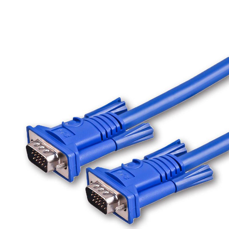 Thiết kế cáp tùy chỉnh Nhà máy Máy tính màn hình máy chiếu Video HD Cáp VGA Máy tính để bàn PC Màn hình hiển thị VGA Kết nối Cáp dây thừng Nhà sản xuất