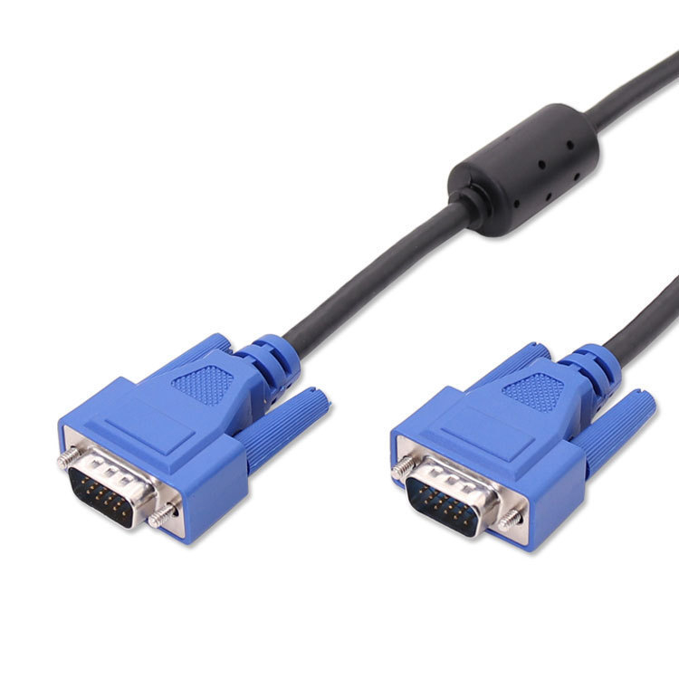 Các nhà sản xuất dây chuyền dây chuyền cung cấp cáp tùy chỉnh Bộ cáp VGA HD cho máy tính để bàn máy chủ màn hình và kết nối máy chiếu