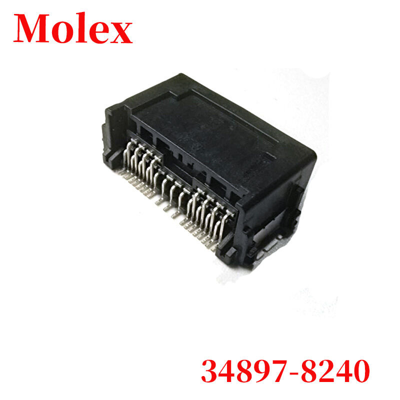 MOLEX 34897-8240 Dòng Mini50 24 Chân Hàng Kép Góc Vuông Đầu Nối SMT Dây-Bo Mạch Nguyên Bản