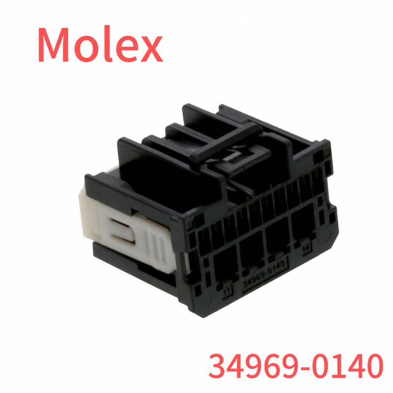 Molex 34969-0140 DuraClik 12Pin 2.0mm Góc phải Dây SMT với Đầu nối bảng mạch
